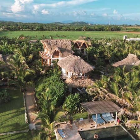 Casa Chula, Cabanas Frente Al Mar Tlachicón Exterior foto