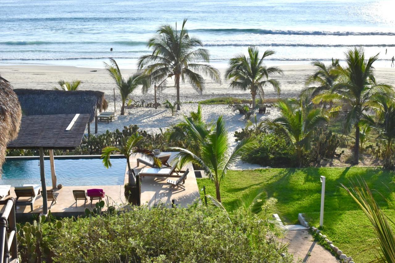 Casa Chula, Cabanas Frente Al Mar Tlachicón Exterior foto