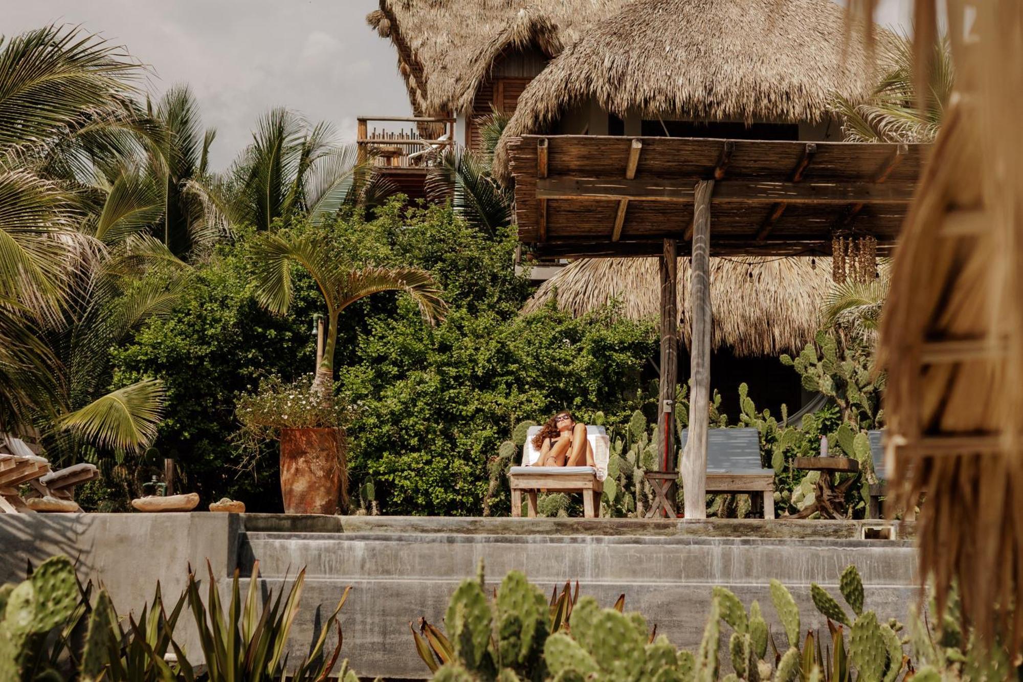 Casa Chula, Cabanas Frente Al Mar Tlachicón Exterior foto