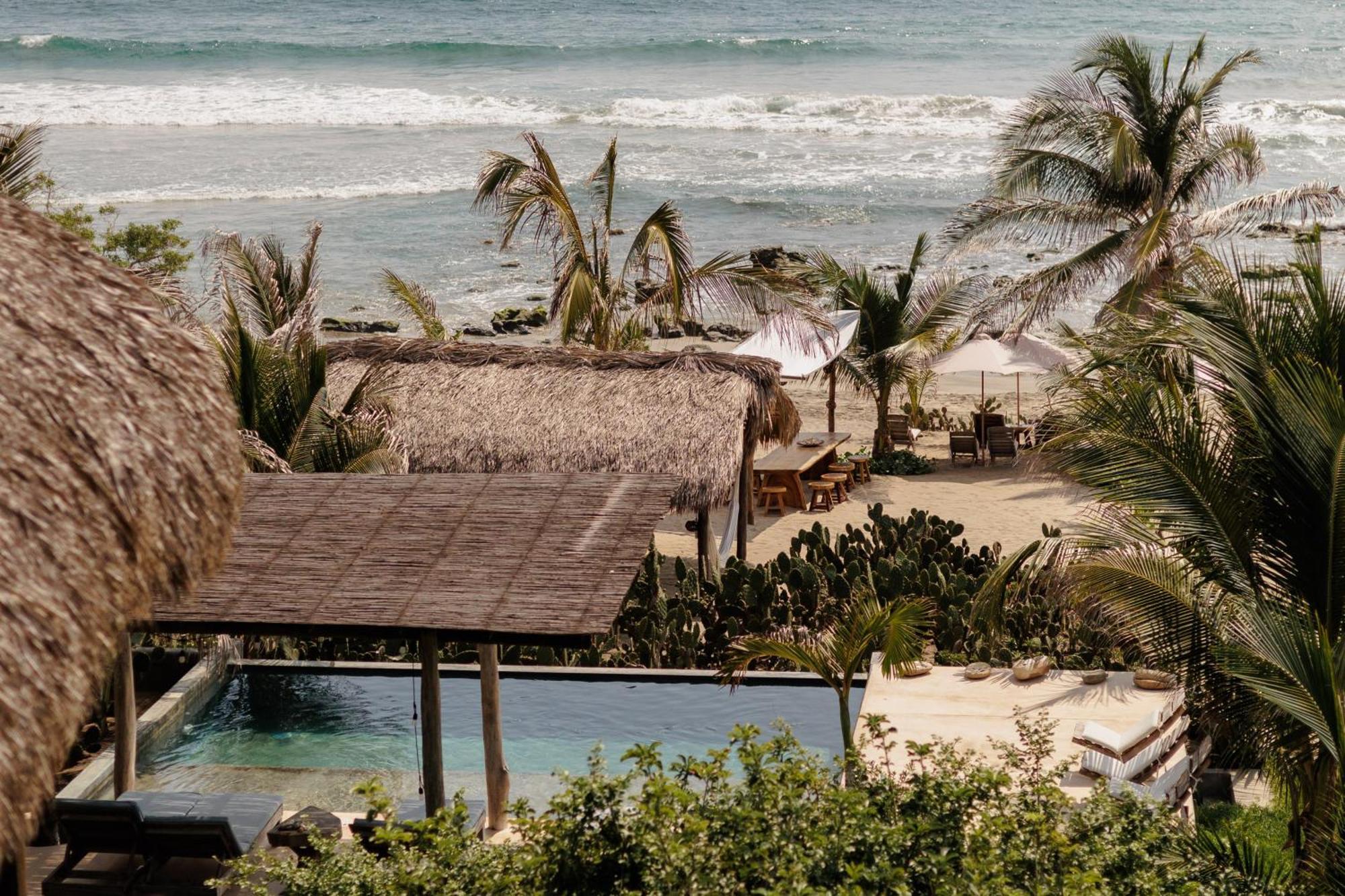 Casa Chula, Cabanas Frente Al Mar Tlachicón Exterior foto