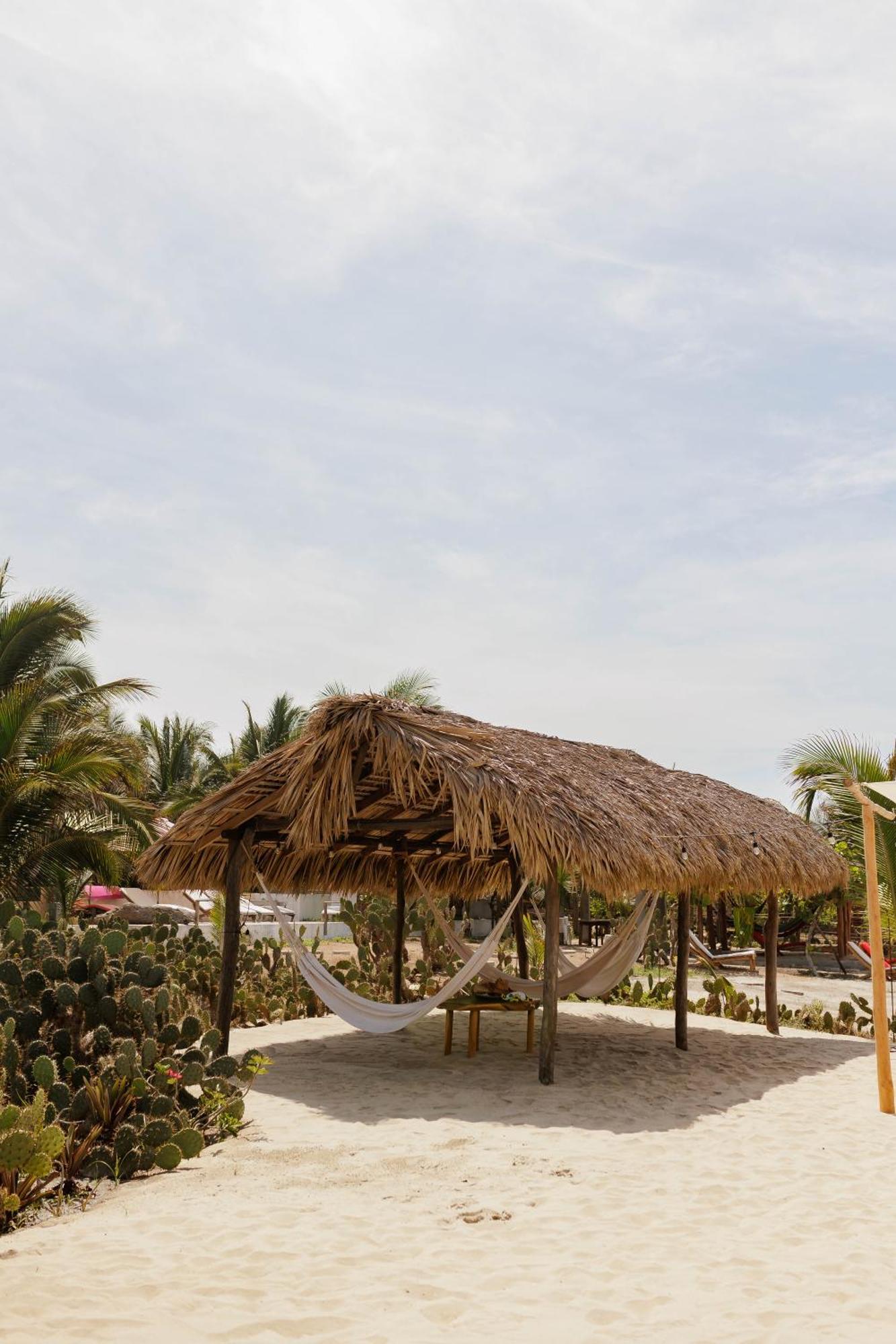 Casa Chula, Cabanas Frente Al Mar Tlachicón Exterior foto