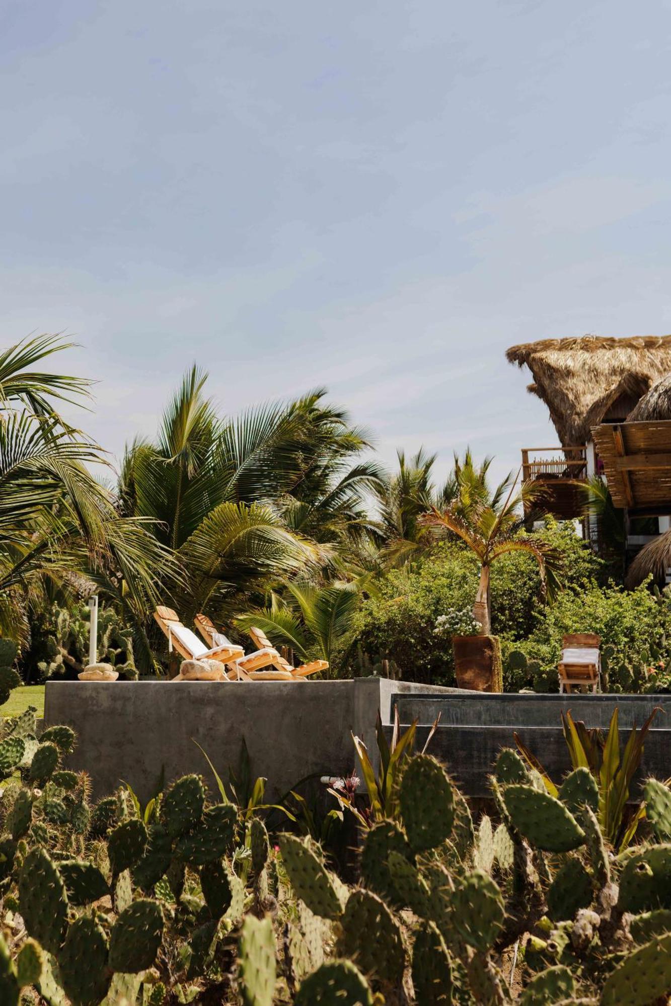 Casa Chula, Cabanas Frente Al Mar Tlachicón Exterior foto
