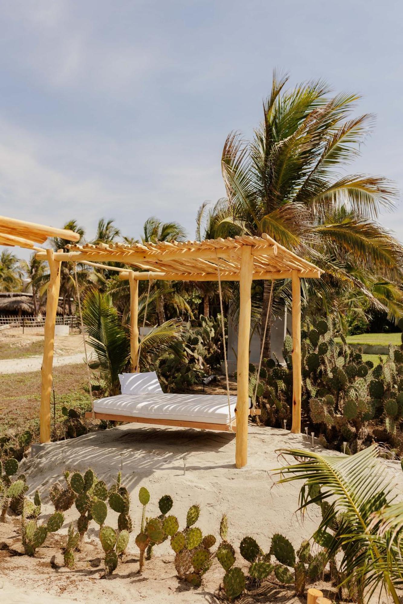 Casa Chula, Cabanas Frente Al Mar Tlachicón Exterior foto